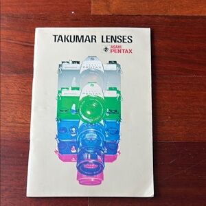 Vintage Asahi Pentax Takumar Lenses Booklet